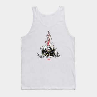 Cute Magic Potion Bottle Full Of Black Cats Tank Top